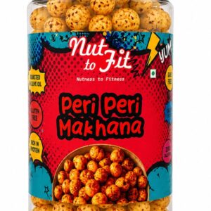 Peri Peri - Flavoured Makhana - Roasted in Olive Oil- 75 gms PET JAR